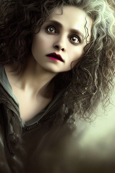 Bellatrix Lestrange Portrait in Amano Style