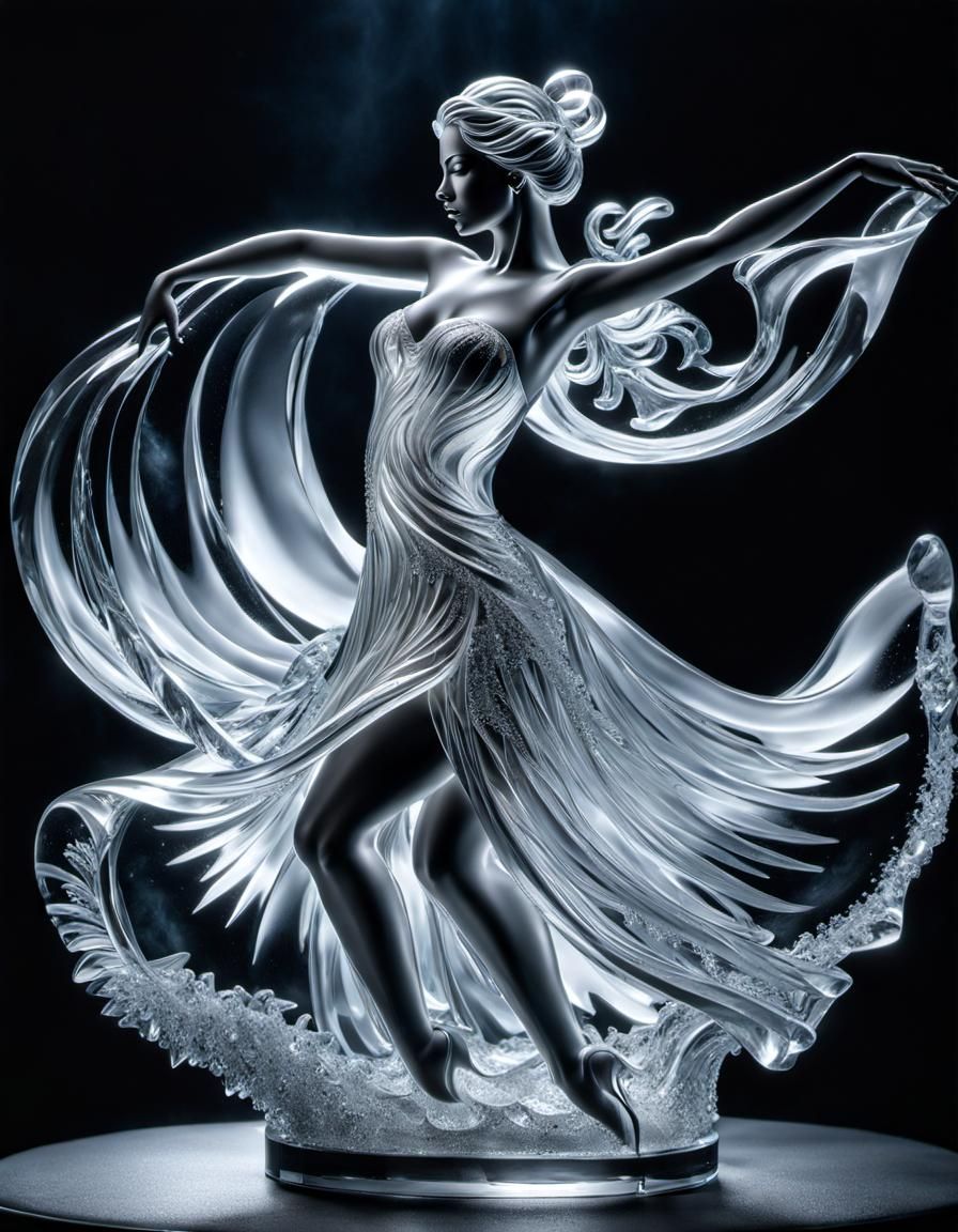 Ice Sculpture "Dancer"