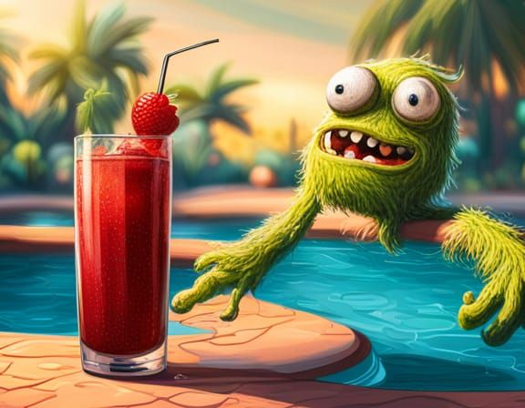 Cocktails by the pool