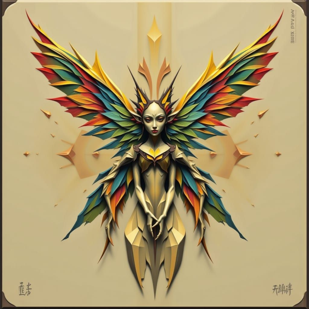 Geometric Fairy with Flux Elements