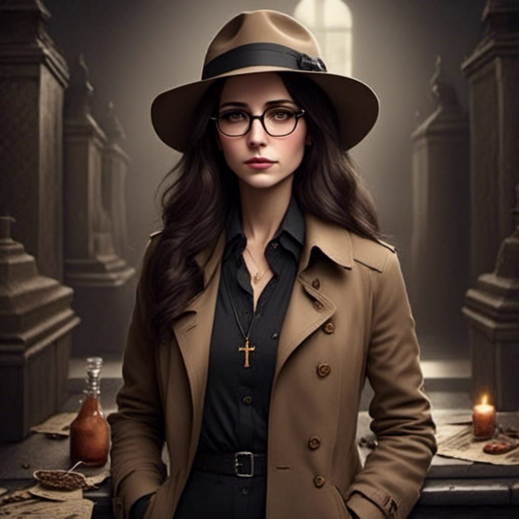 Andie Banks Visits New Orleans Crypt