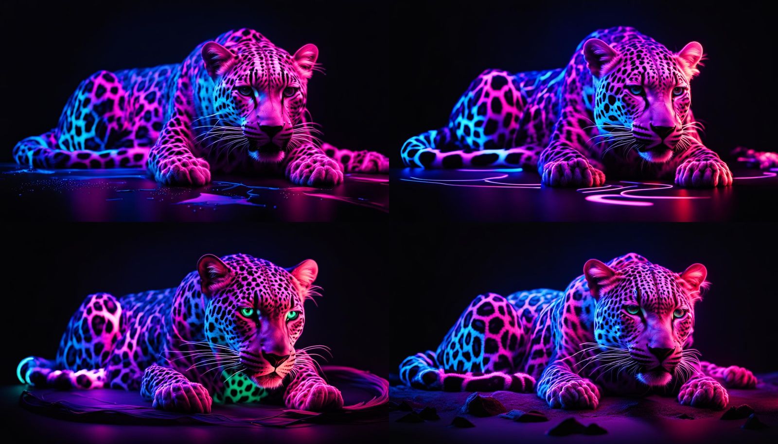 Black light art