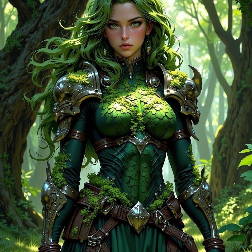 Verdant Guardian: Forest Soul Embodied