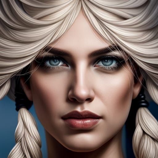 Greek goddess  Nyx illustration