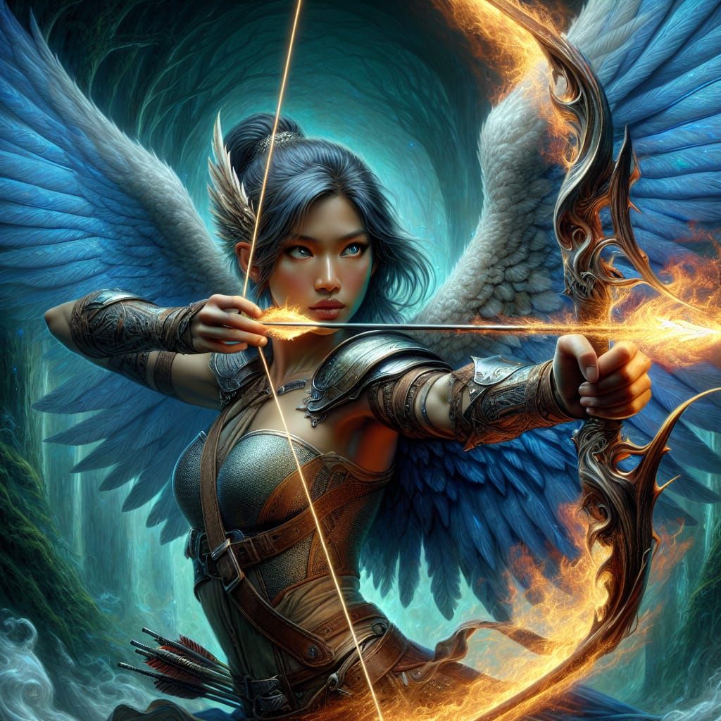 Female Angel Archer 2