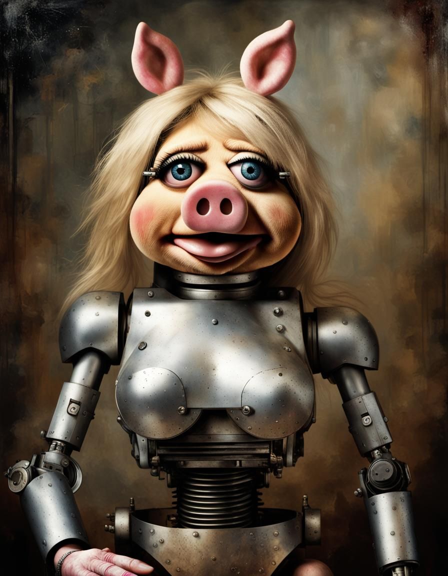 Demented Cyborg Pig Murder-bot in Volcanic Hyperspace