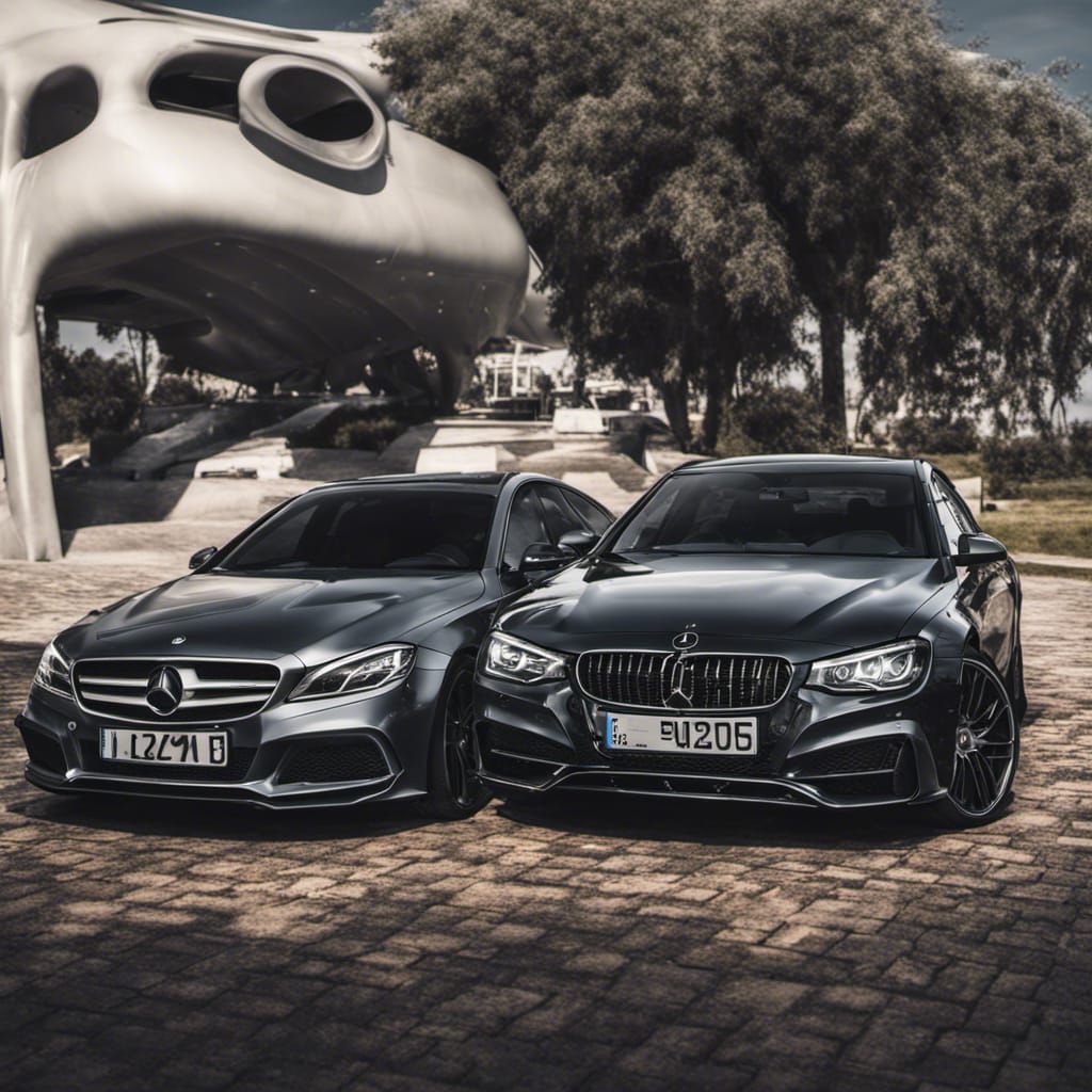 Hyperrealistic Fusion Car: Mercedes, BMW, Audi