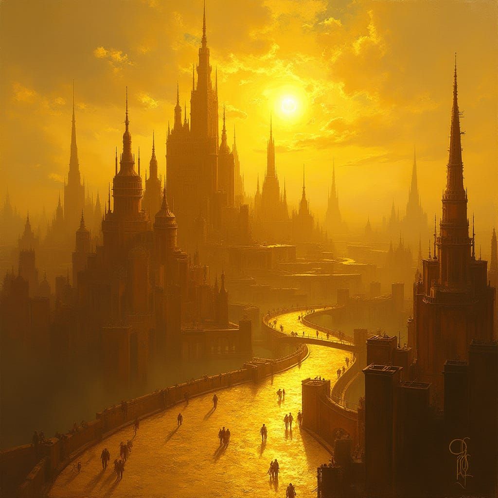 Golden Metropolis Ascends to Heavenly Realms