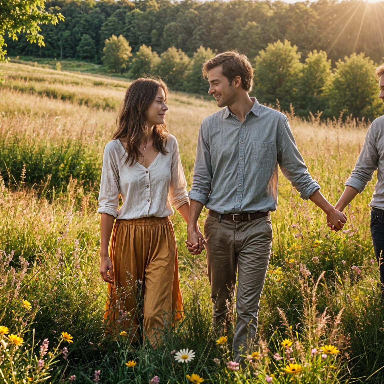 Dreamlike Reunion: A Vision of Health and Happiness