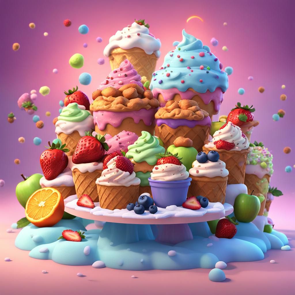Strawberry Shortcake and Friends on Ice Cream Island