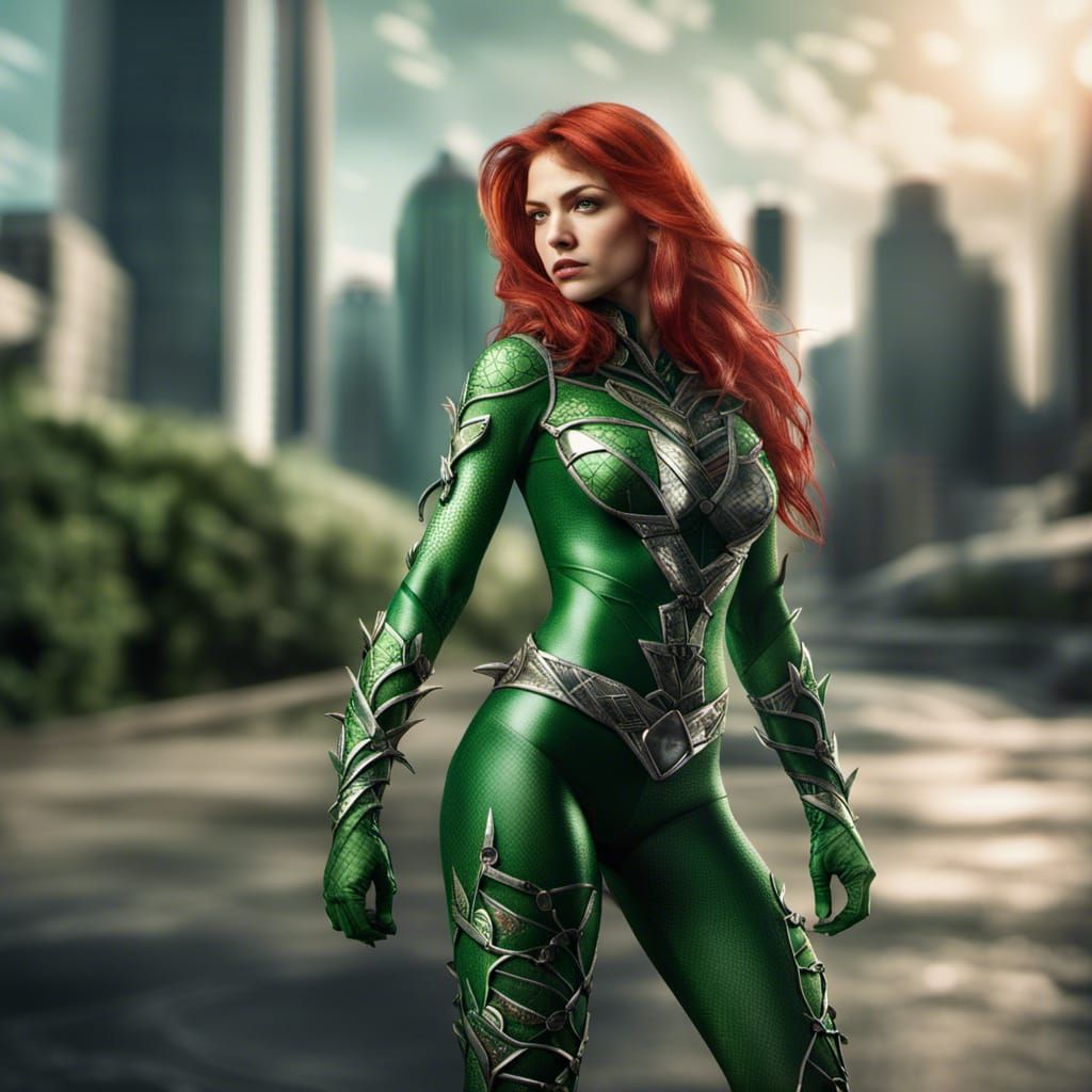 Poison Ivy Power Ranger in Metro City