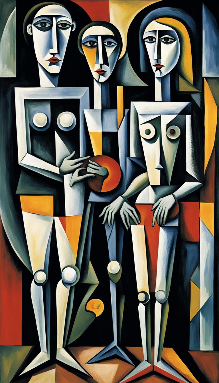 Dissociative Identity: Cubist Dance Macabre