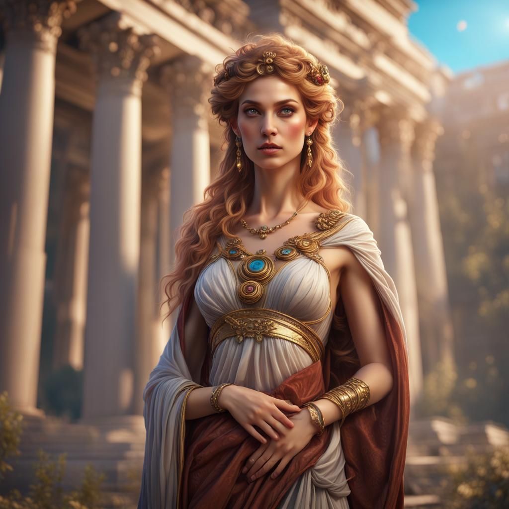 Aphrodite in Modern Clothing: Fantasy Concept Art