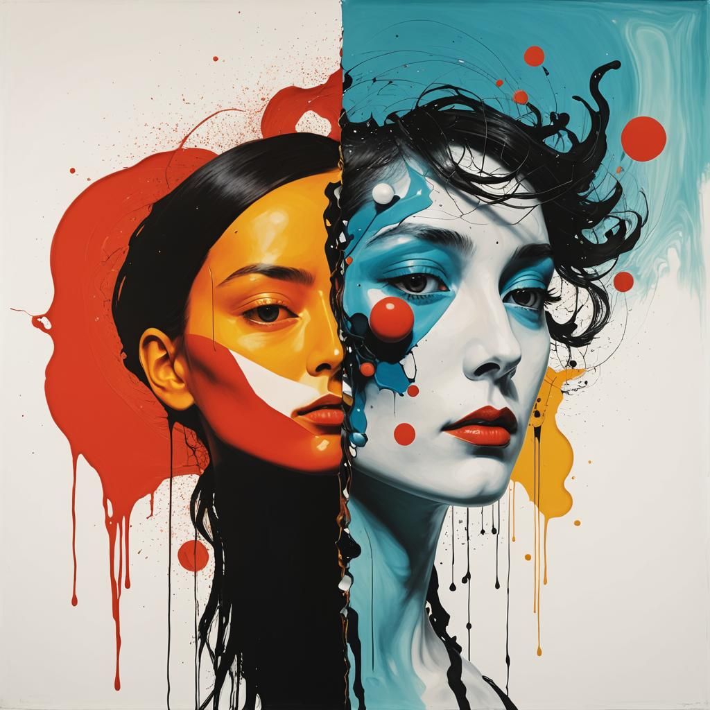 Surreal Abstract Portal to Parallel Worlds