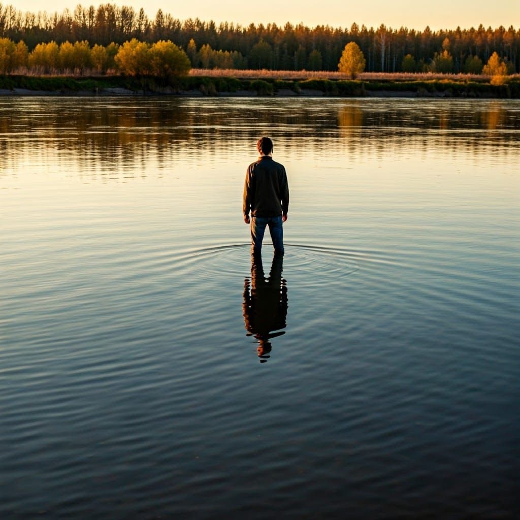 A Contemplative Man Contemplates the Passage of Time