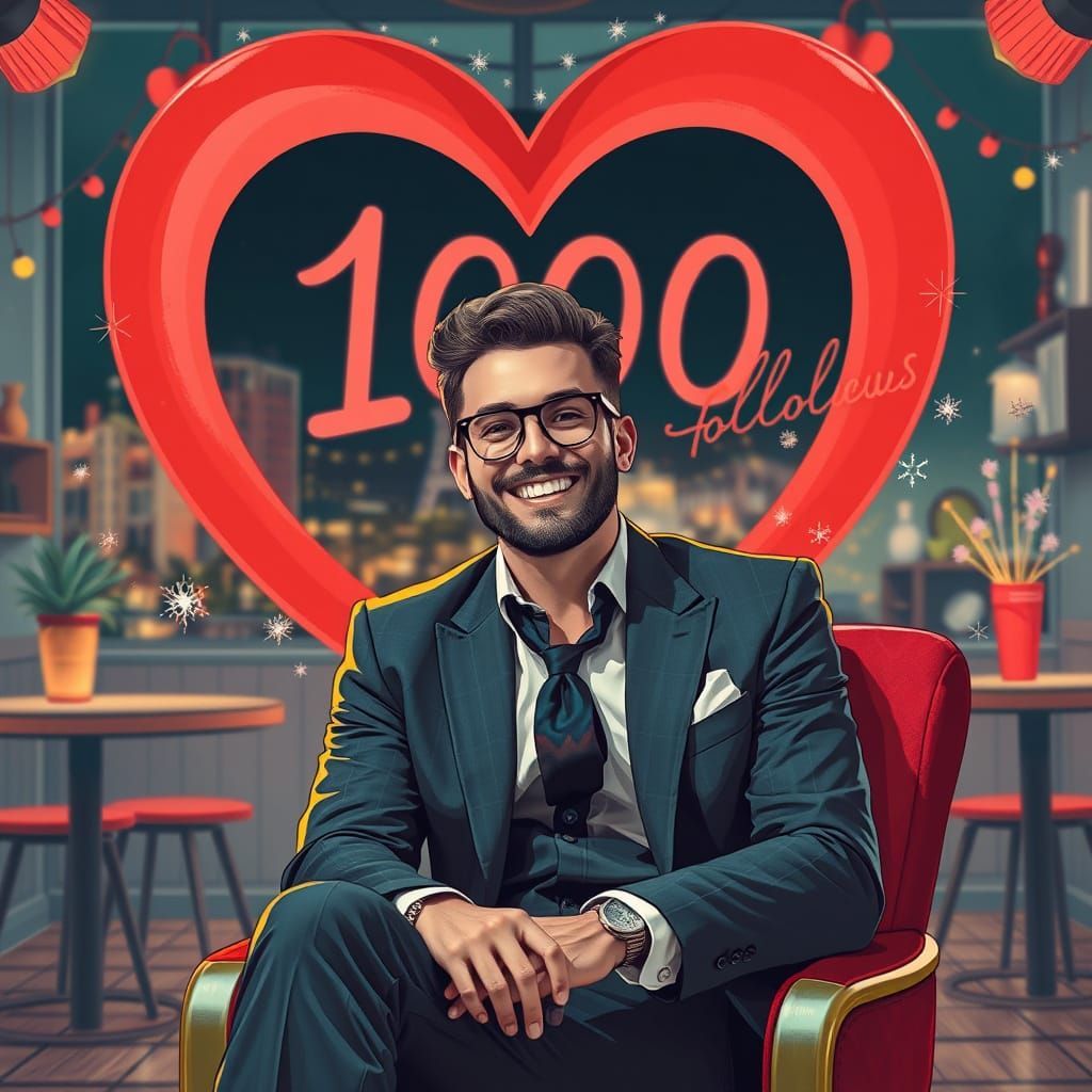 Celebratory Night Cafe Scene in Vibrant Pastel Colors