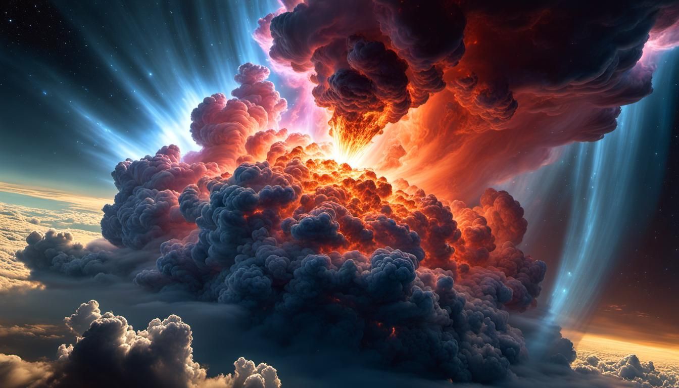 Plasma Entity Emerges From Cloud Nebula