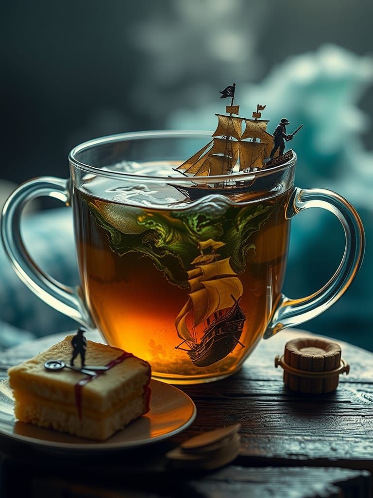 Teacup Storm: A Miniature Pirate Adventure