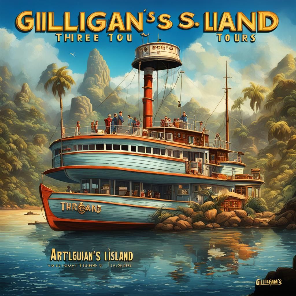 S.S. Minnow Three-Hour Tour Poster