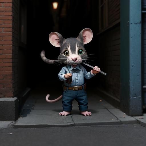 Butch the alley rat. He knew everything going on in kittyski...