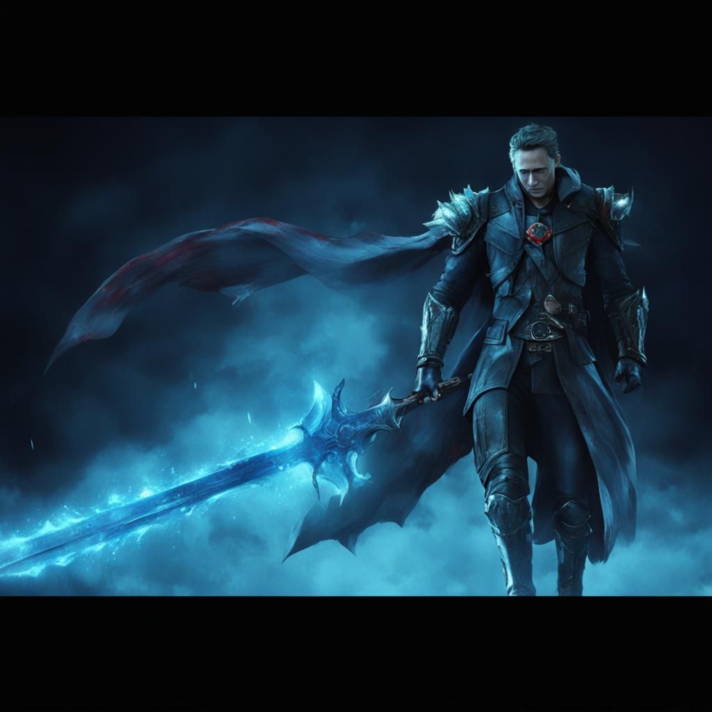 Corrupted Knight on Mallet Island: A Digital Painting