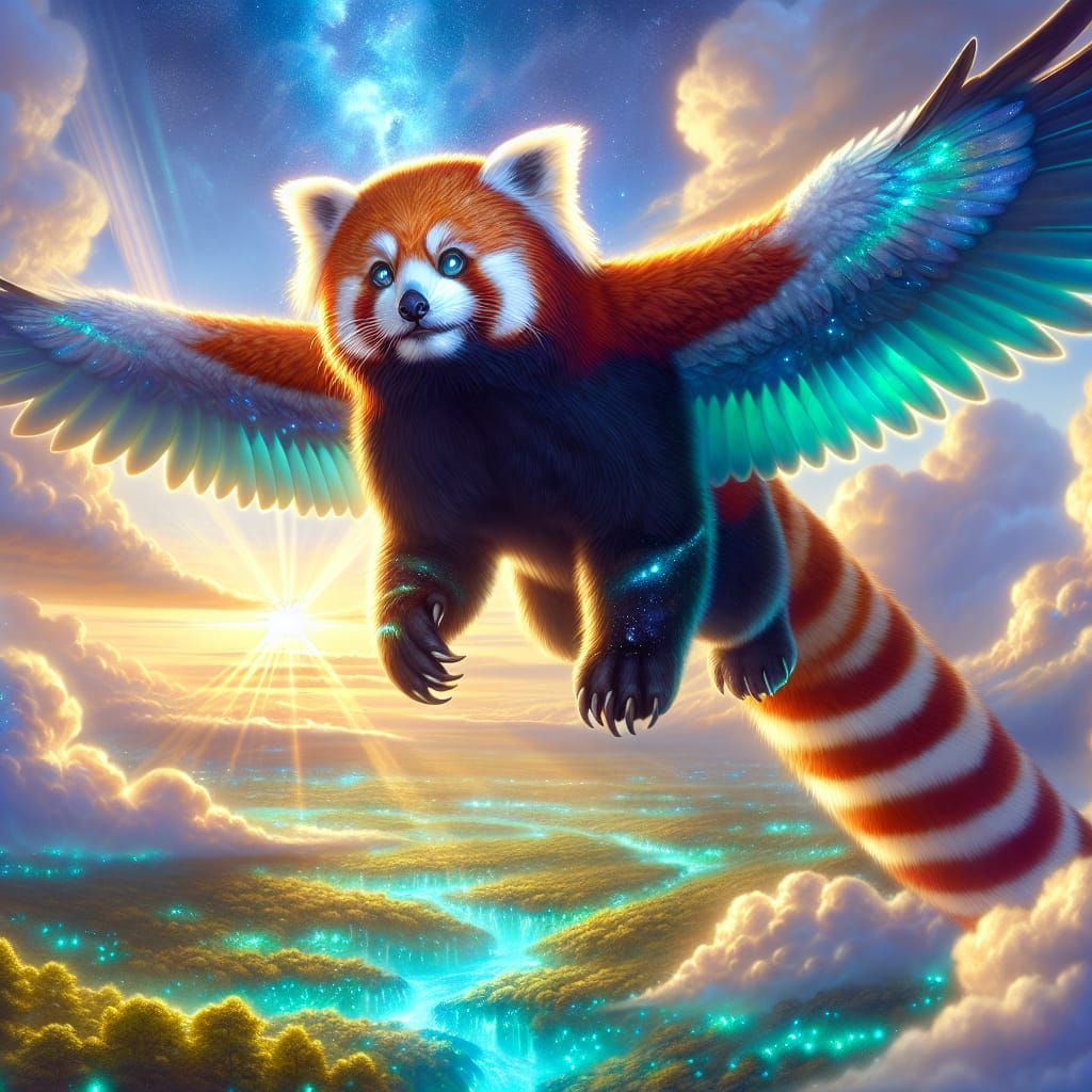 The Rare Majestic Red Panda Hawk