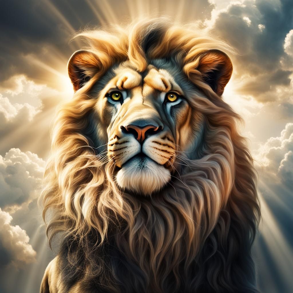 Nemean Lion in Divine Sunshine