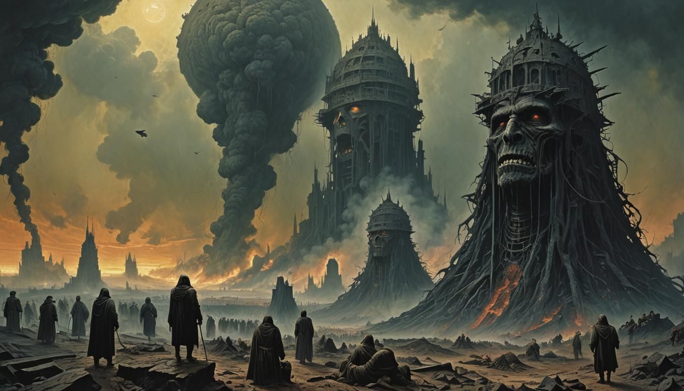 Apocalyptic Sci-Fi Day of Judgement Masterpiece