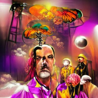 Psychedelic Steampunk Concept Art