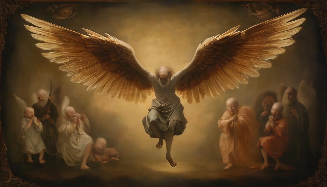 Bishops Cower Before Angel: Renaissance and Contemporary Art