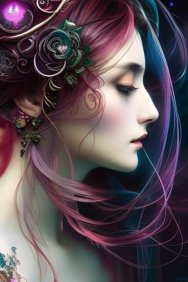 Victorian Maiden in Renaissance Style