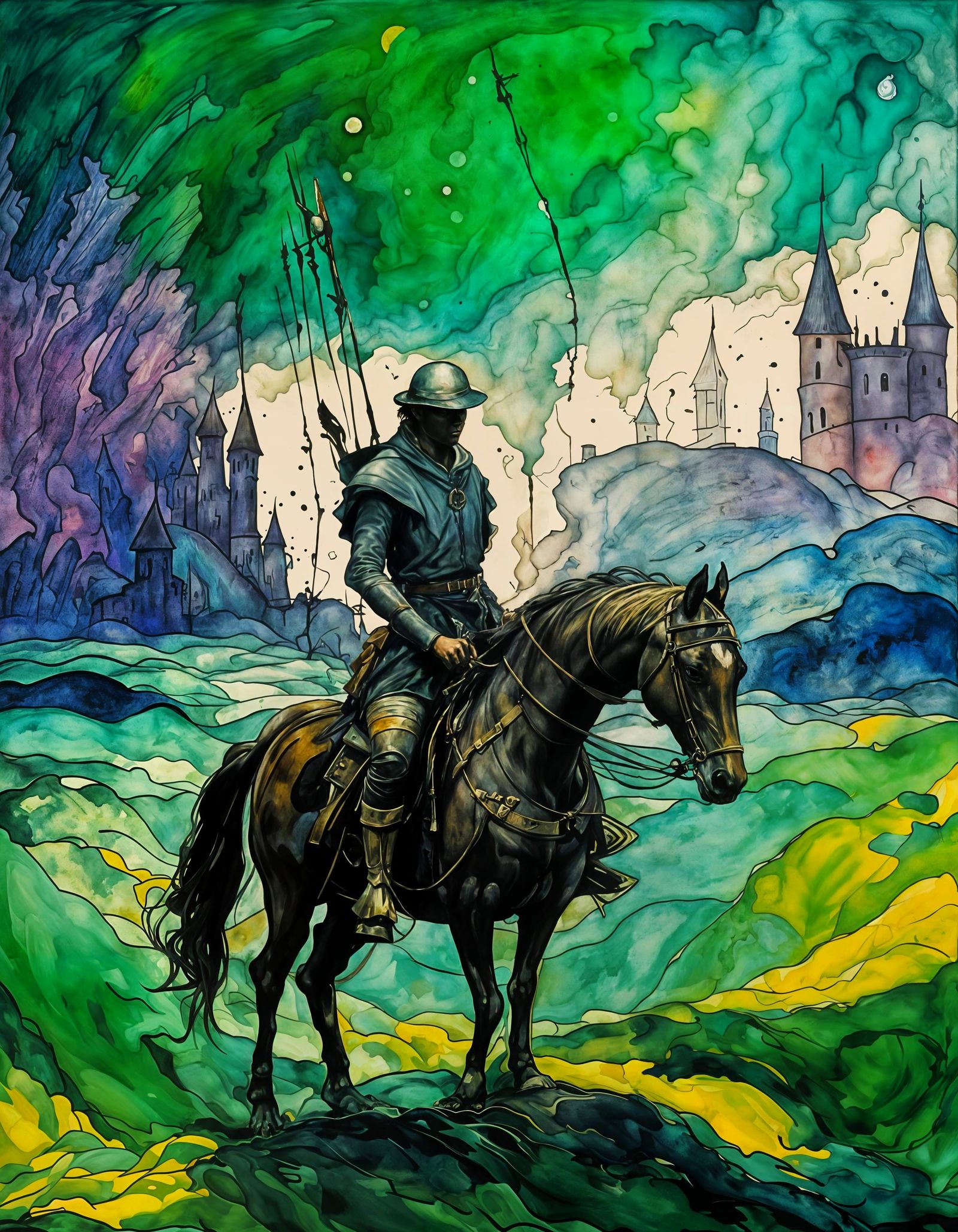 Arthurion - Mounted Alan archer [SD-Vib]