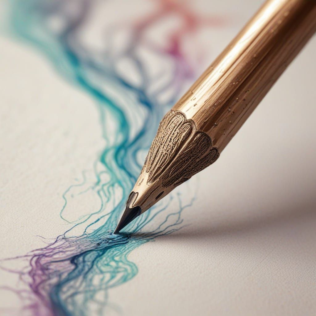 Surreal Pen Writes Dreams in Pastel Colors