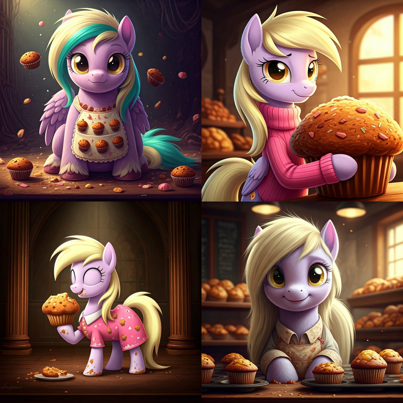 Hyperrealistic Fat Derpy Hooves from My Little Pony