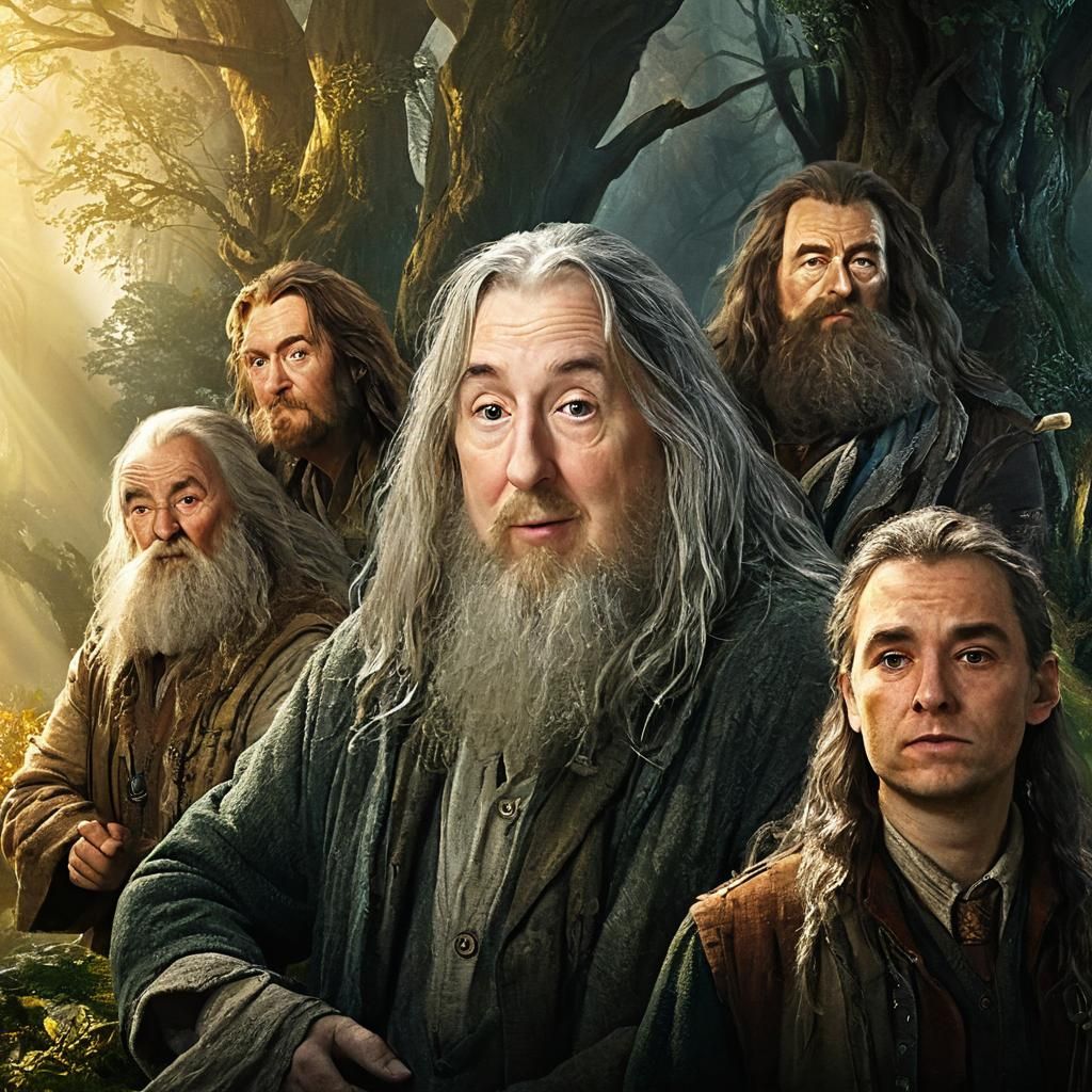 Misty Quest in Fantasy Realism Style