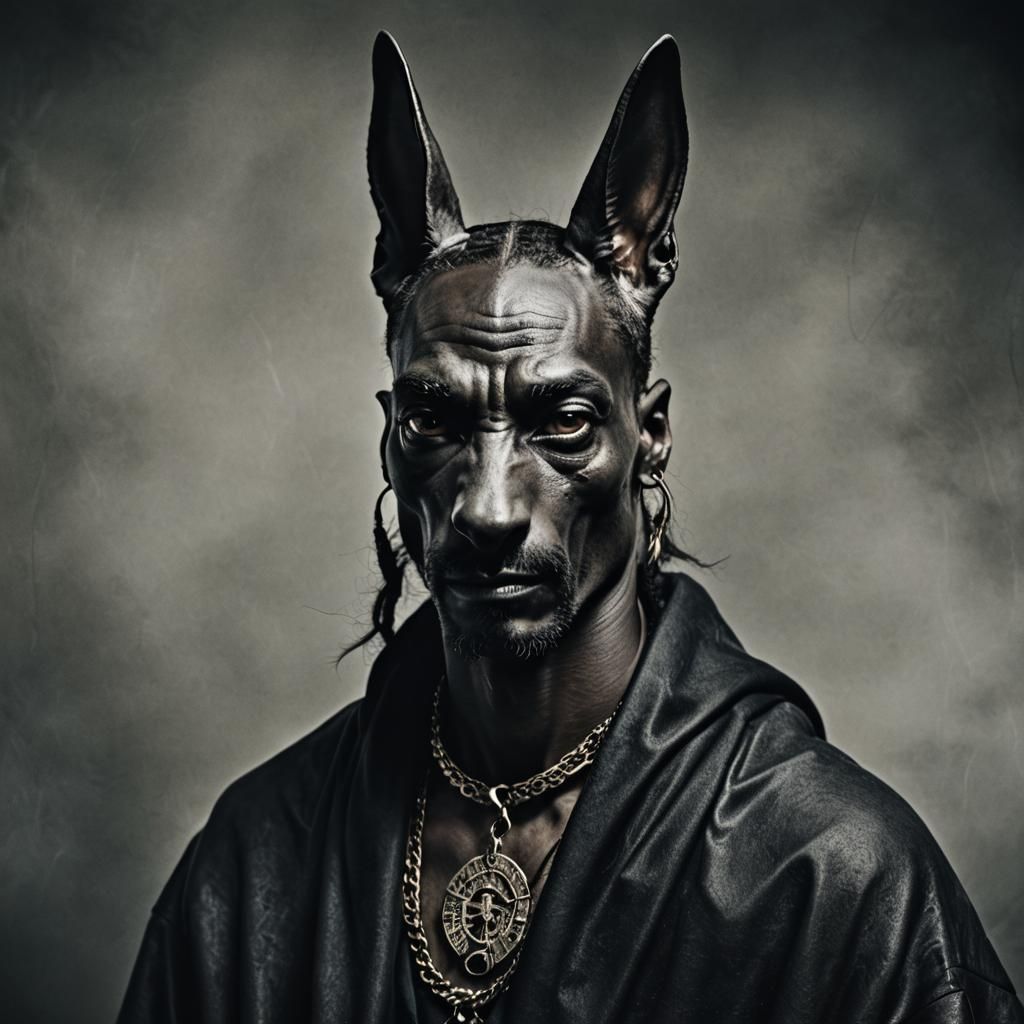 Dark Anubis Snoop Dogg Portrait