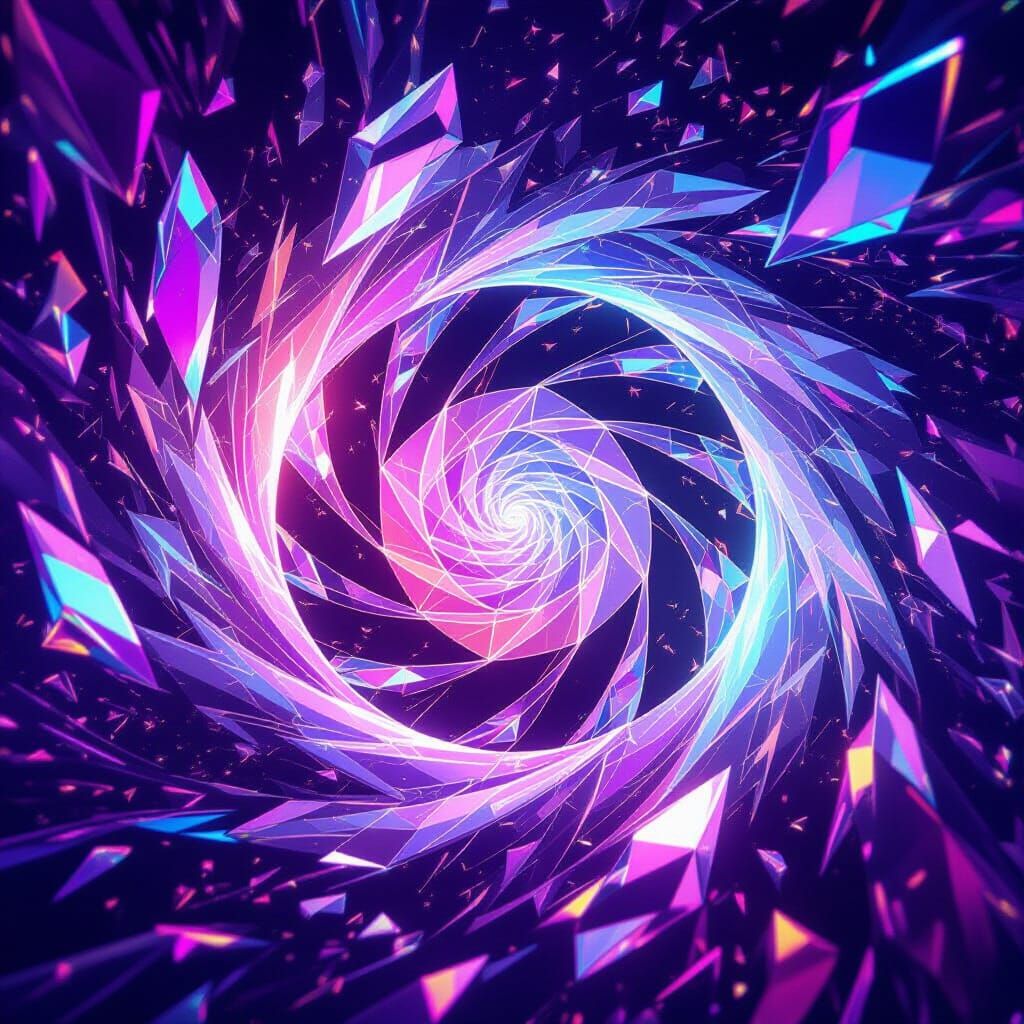 Ethereal Vortex of Light and Color