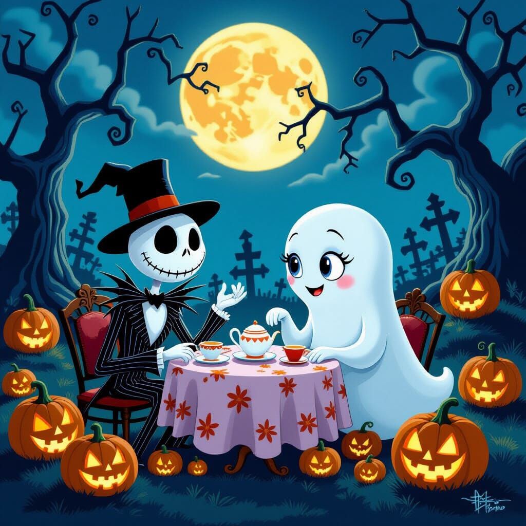 Spooky Halloween Tea Party with Jack and Casper