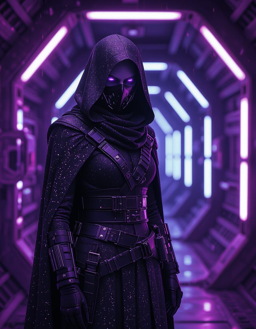 Mysterious Shadow Rogue in Abandoned Space Station