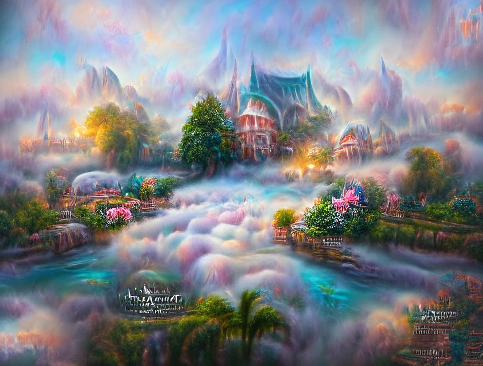 Ethereal Dream Land Landscape in 8k Resolution