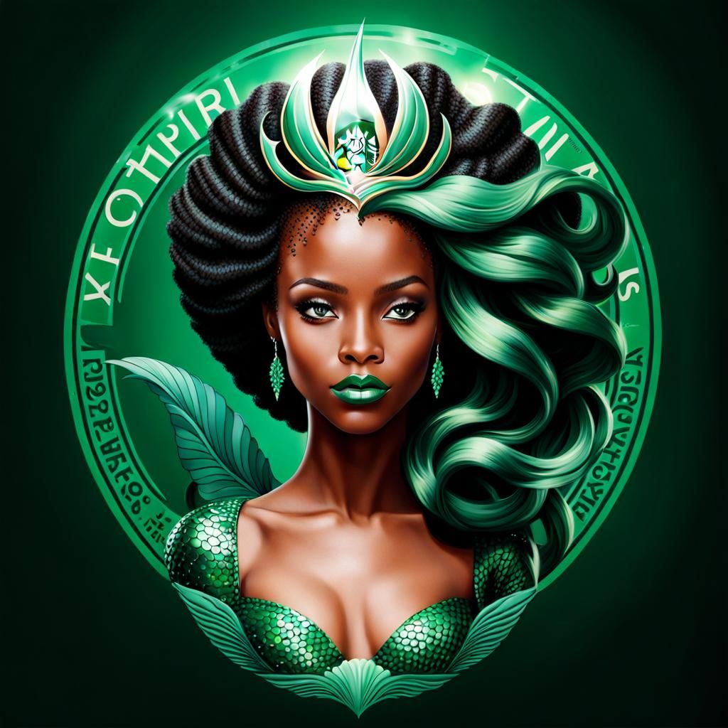 Starbucks Logo: Yemaya Mermaid