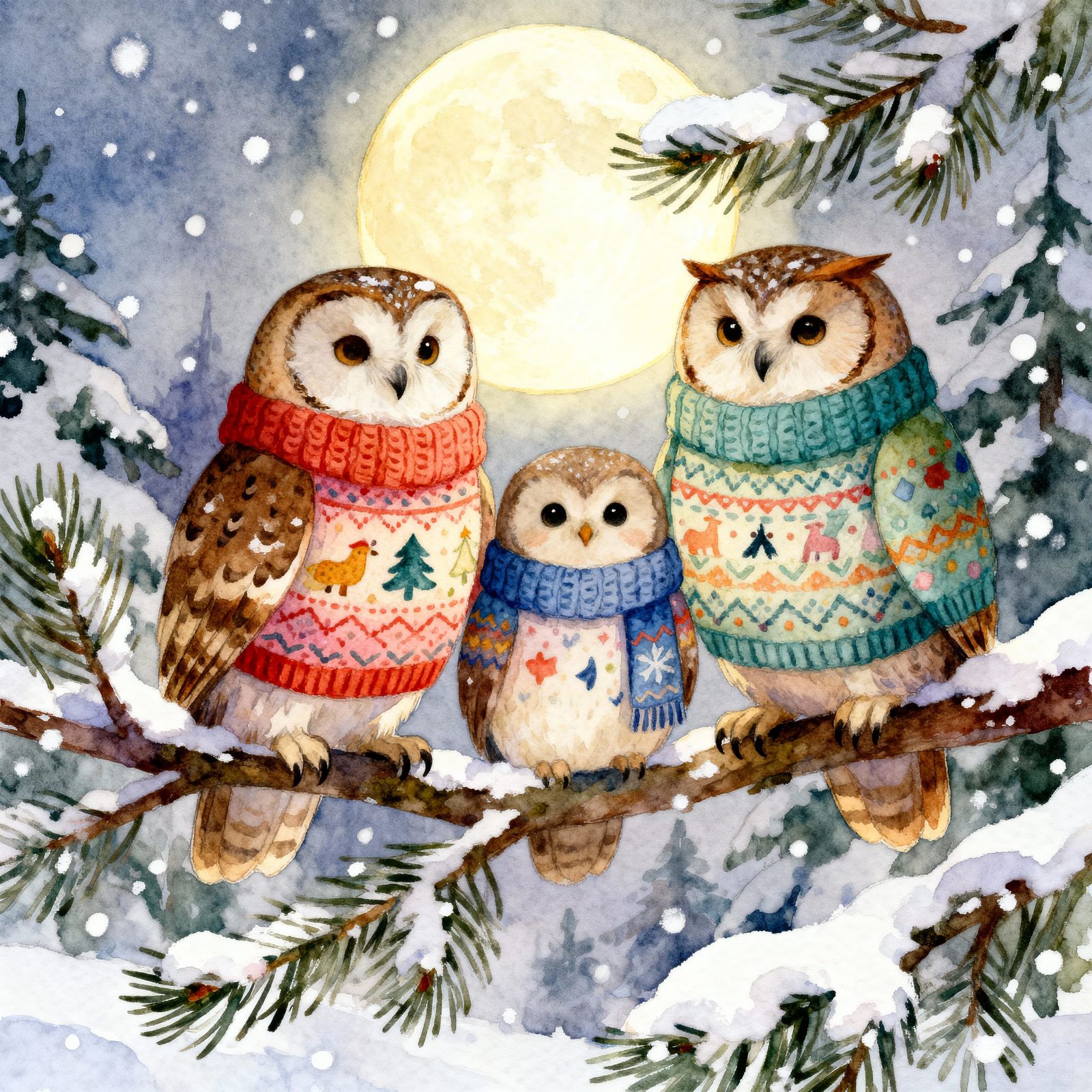 Owl Family