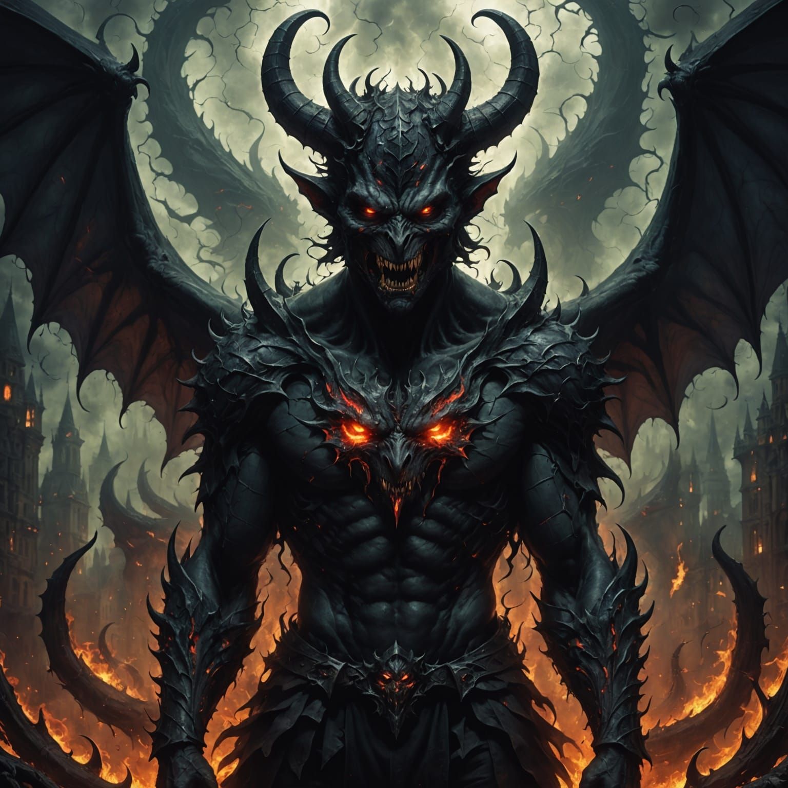 Abstract Image of Inner Demons