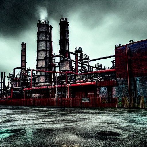 Corrupted chemical factory