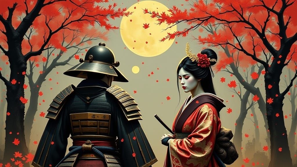 Samurai and Geisha in Ancient Japan
