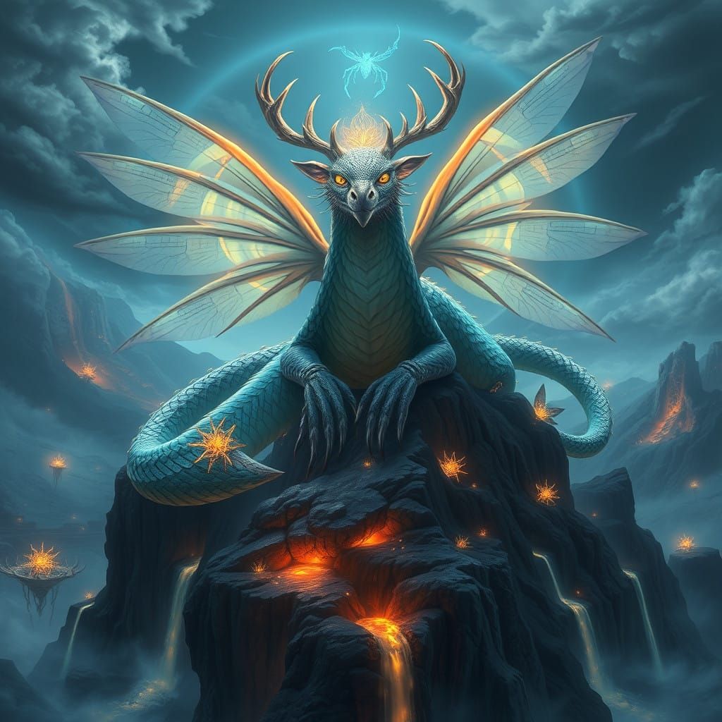 Surrealism Masterpiece: Guardian of Ancient Era