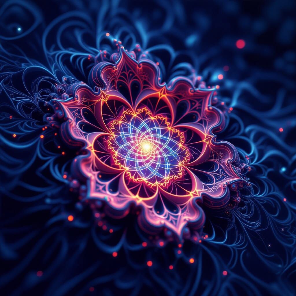 Mesmerizing 3D Julia Fractal in Photorealistic Style