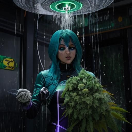 Surreal Ann Arbor Walker in Deep Color