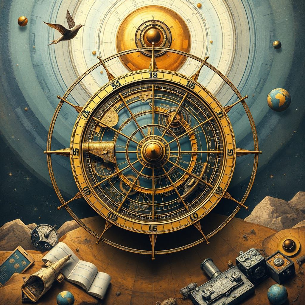 Celestial Mechanism in Whirling Gears and Orbits