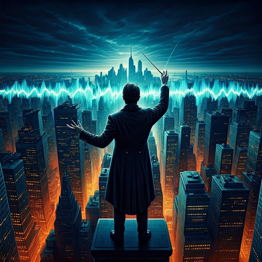 The Melodious Maestro Conducts Hypnotic Orchestra